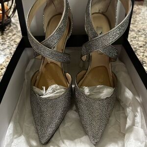 Nina -Tessie Steel Evening shoes